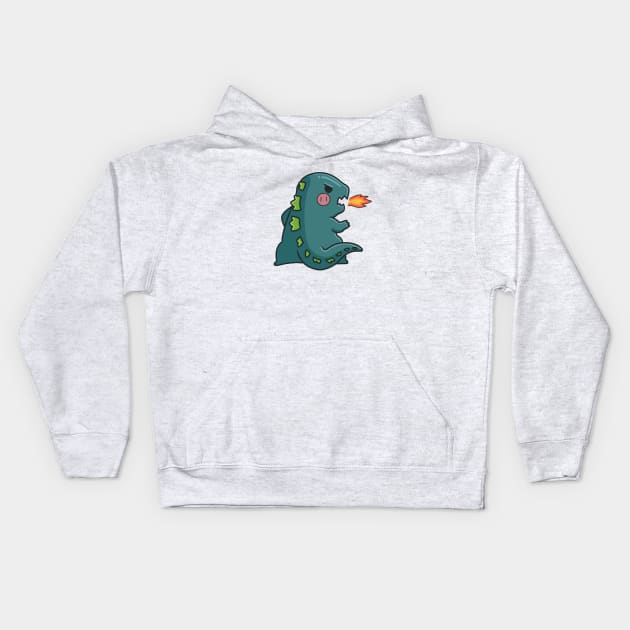 Godzilla Kids Hoodie by Israelement